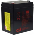 CSB Batterie au plomb  courant lev HR1221WF2 12V 5,1Ah