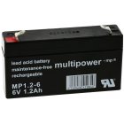 Batterie au plomb (multipower ) MP1,2-6
