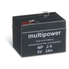 Batterie au plomb (multipower ) MP2-6