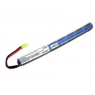 Batterie pour armes soft air 9,6V-1500mAh (8 cellules en ligne)