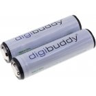 Digibuddy 18650 Batterie Li-Ion 2-pack pour lampes de poche ou petits appareils
