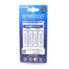 Chargeur Panasonic USB eneloop BQ-CC61USB avec 4x piles AA eneloop 1,9Ah et cble Micro USB