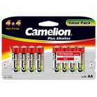 Batterie Camelion Mignon LR6 MN1500 AA AM3 Plus alcaline (4+4) Blister de 8