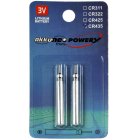 Batterie de stylo, pile de bâton CR435 pour électrodes, poses de pêche, indicateurs de piqûres Blister au lithium 2