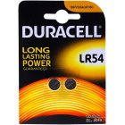 Duracell Batterie bouton LR54 LR1130 AG10 Blister de 2