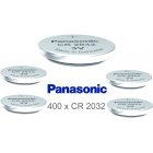 Panasonic Pile bouton lithium CR2032 / DL2032 / ECR2032 400 pièces en vrac