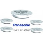 Panasonic Pile bouton lithium CR2032 / DL2032 / ECR2032 400 pices en vrac