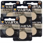 6x Pile bouton au lithium Pile Varta lectronique CR2430 3V 1er blister