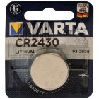 Pile bouton au lithium Pile Varta lectronique CR2430 3V 1er blister