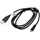 Câble de données USB compatible avec Panasonic K1HA08CD0019 / Casio EMC-5