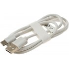 goobay Câble de chargement et de synchronisation USB-C pour appareils avec connexion USB-C, 1m, blanc