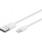 goobay Lightning MFi / USB sync et câble de chargement pour Apple iPhone/iPad Blanc