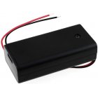 Support de batterie pour 2x batteries Mignon/AA avec cble de connexion